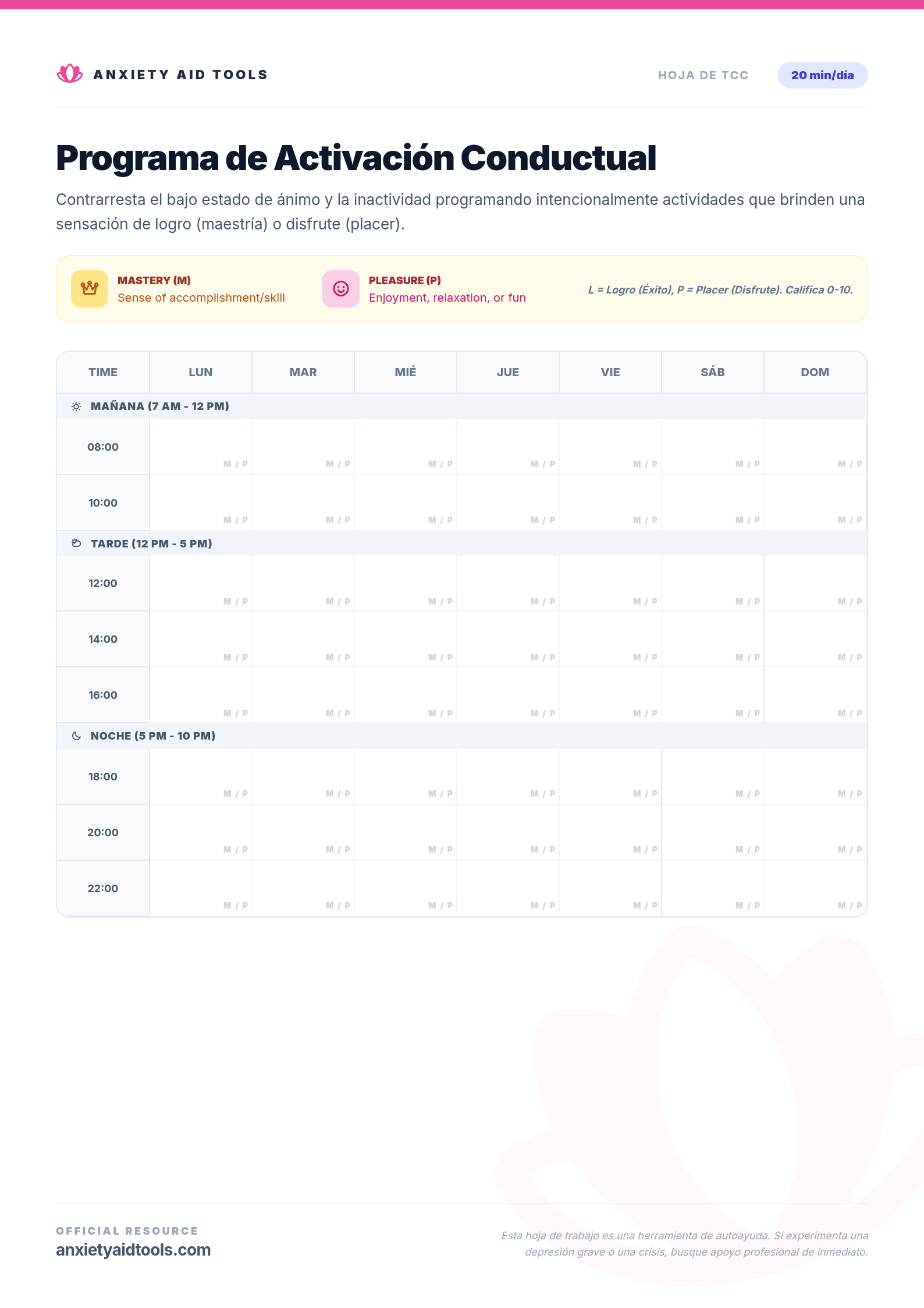 Programa de Activación Conductual